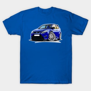 Ford Focus (Mk2) RS Blue T-Shirt